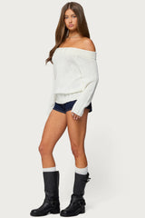 Noemi Off Shoulder Sweater
