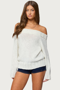 Noemi Off Shoulder Sweater