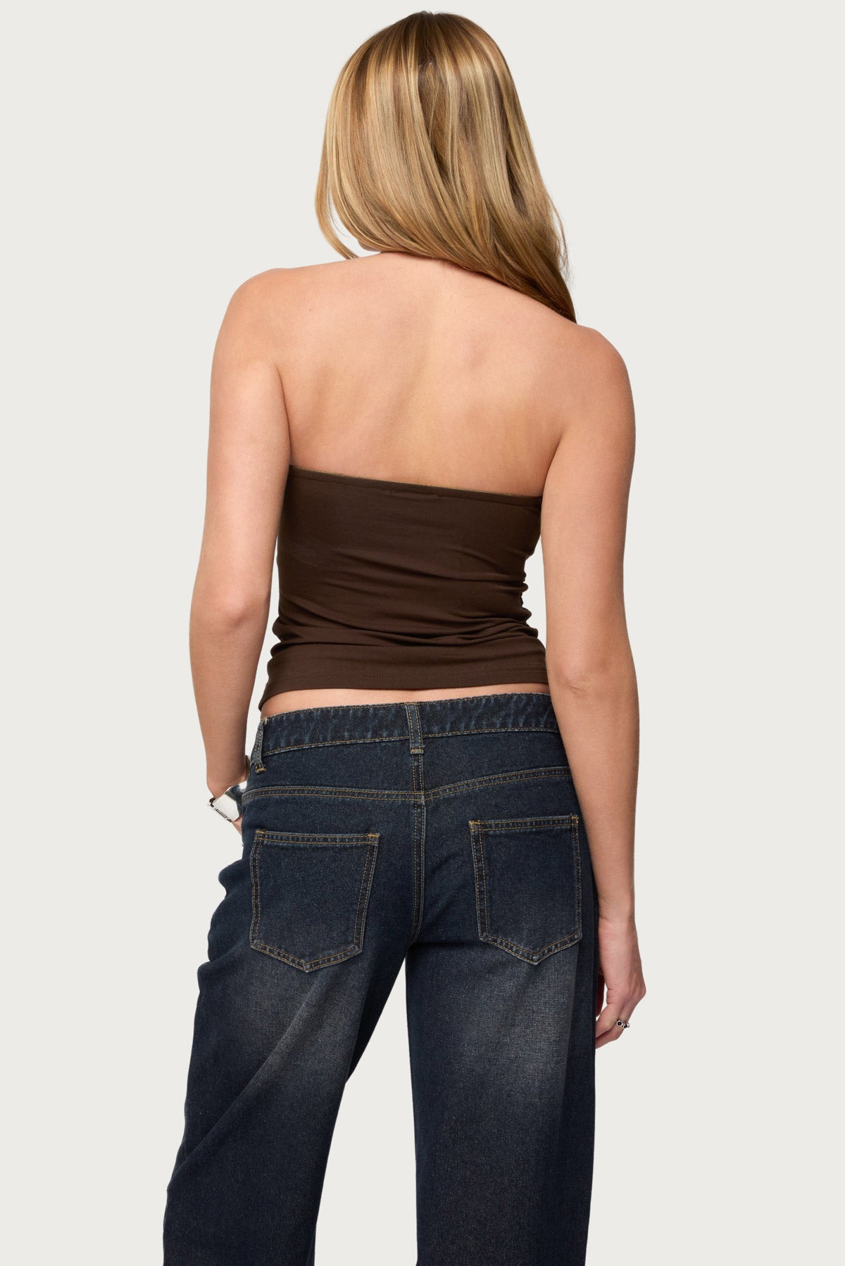 Oriella Abstract Ring Cutout Top