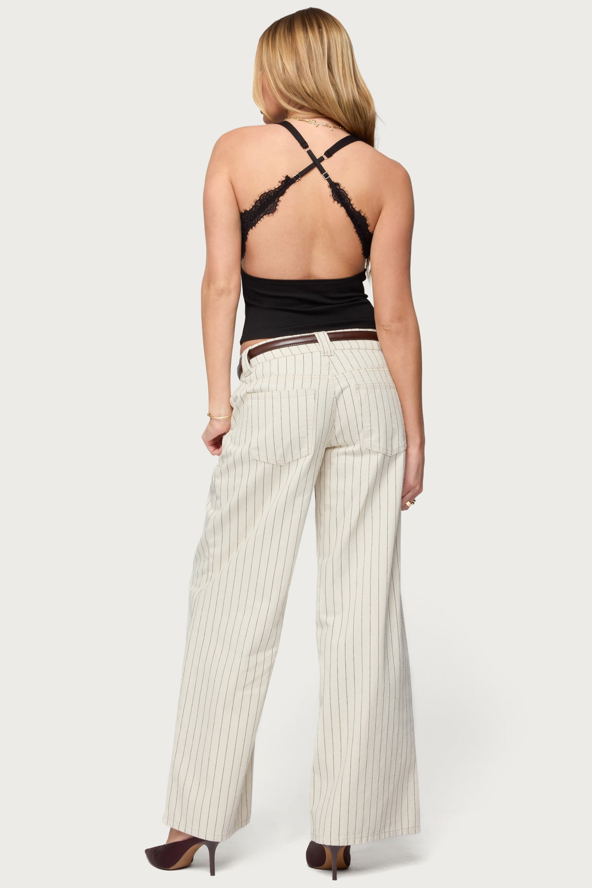 Ranata Lacey Scoop Neck Top