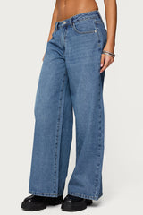 Skye Low Rise Baggy Jeans