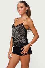 Kaleesy Beaded Tank Top