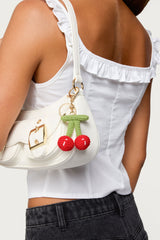 My Cherry Crochet Keychain