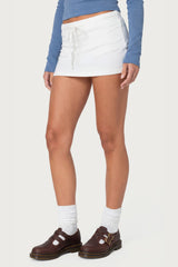 Bayside Slitted Micro Skort