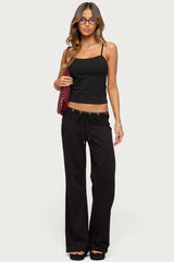 Bronte Grommet Straight Leg Sweatpants
