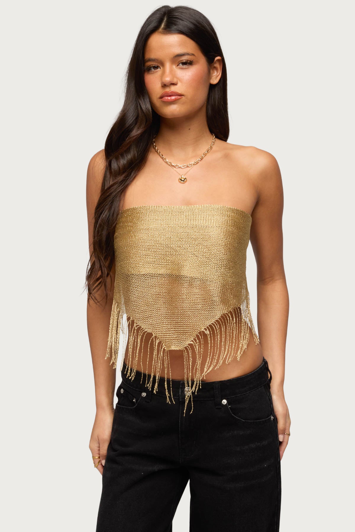 Fringed Waist Scarf