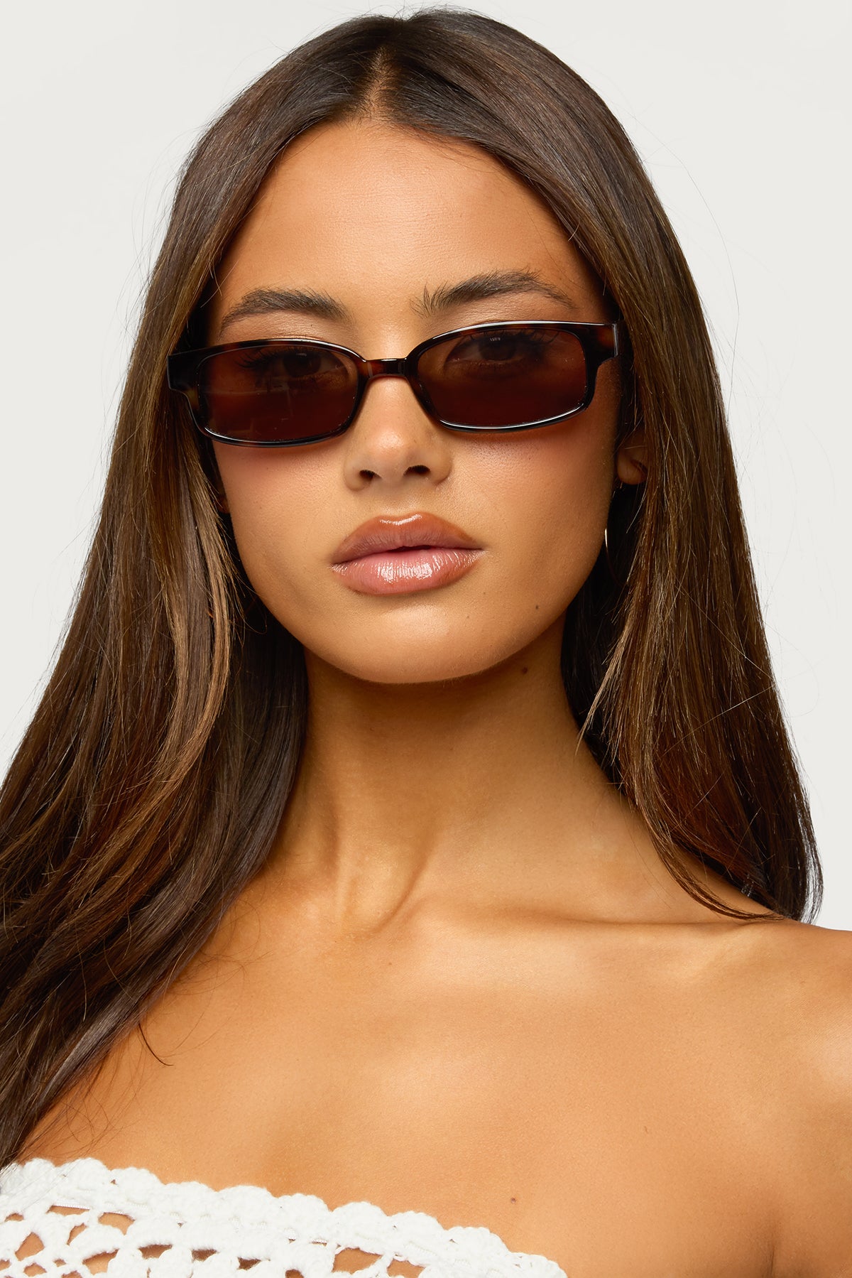 Keeley Rectangle Sunglasses