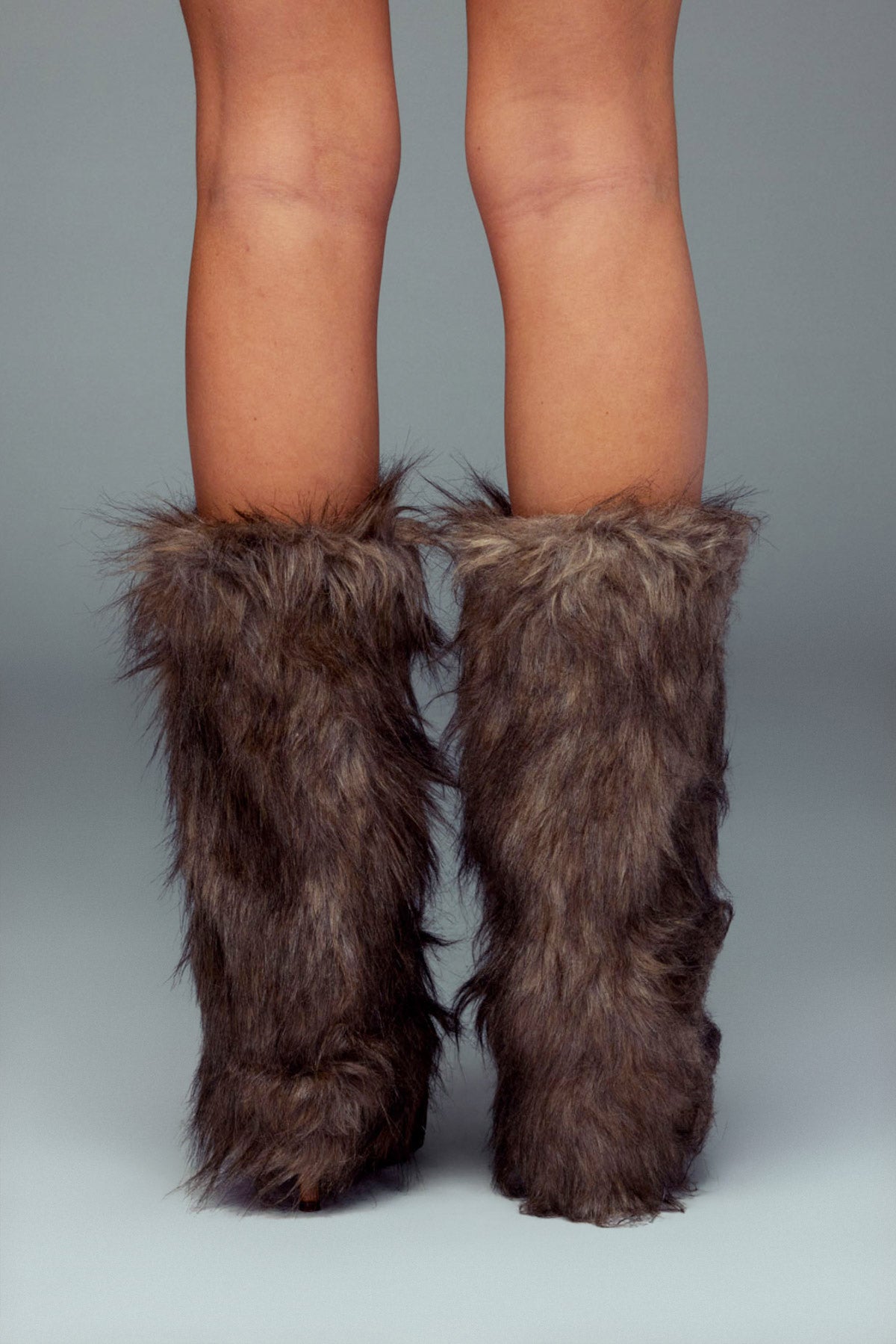 Full Moon Faux Fur Leg Warmers