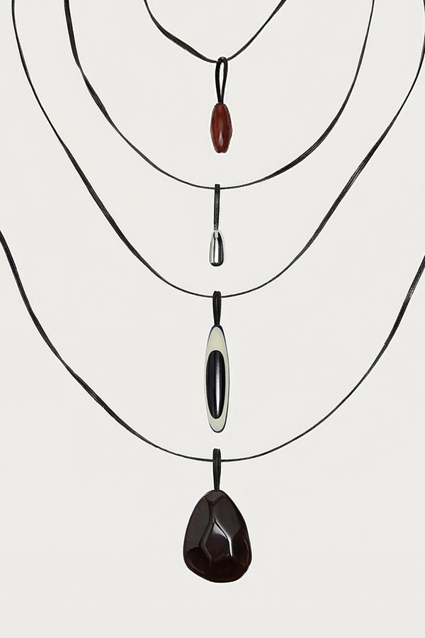 Tully Stone Cord Necklace Set