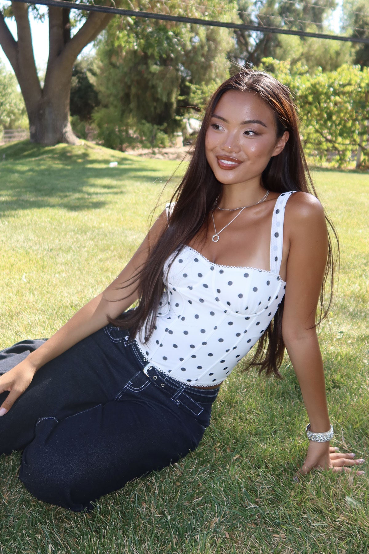 Marcella Wide Strap Corset