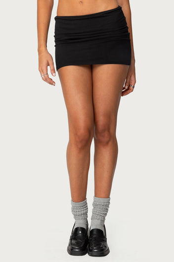 Aisha Low Rise Mini Skirt