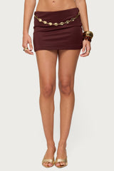 Briar Chain Belt Mini Skirt