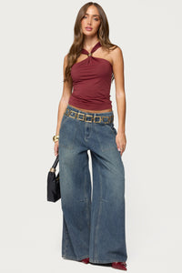 Jaycee Low Rise Baggy Carpenter Jeans