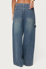 Jaycee Low Rise Baggy Carpenter Jeans