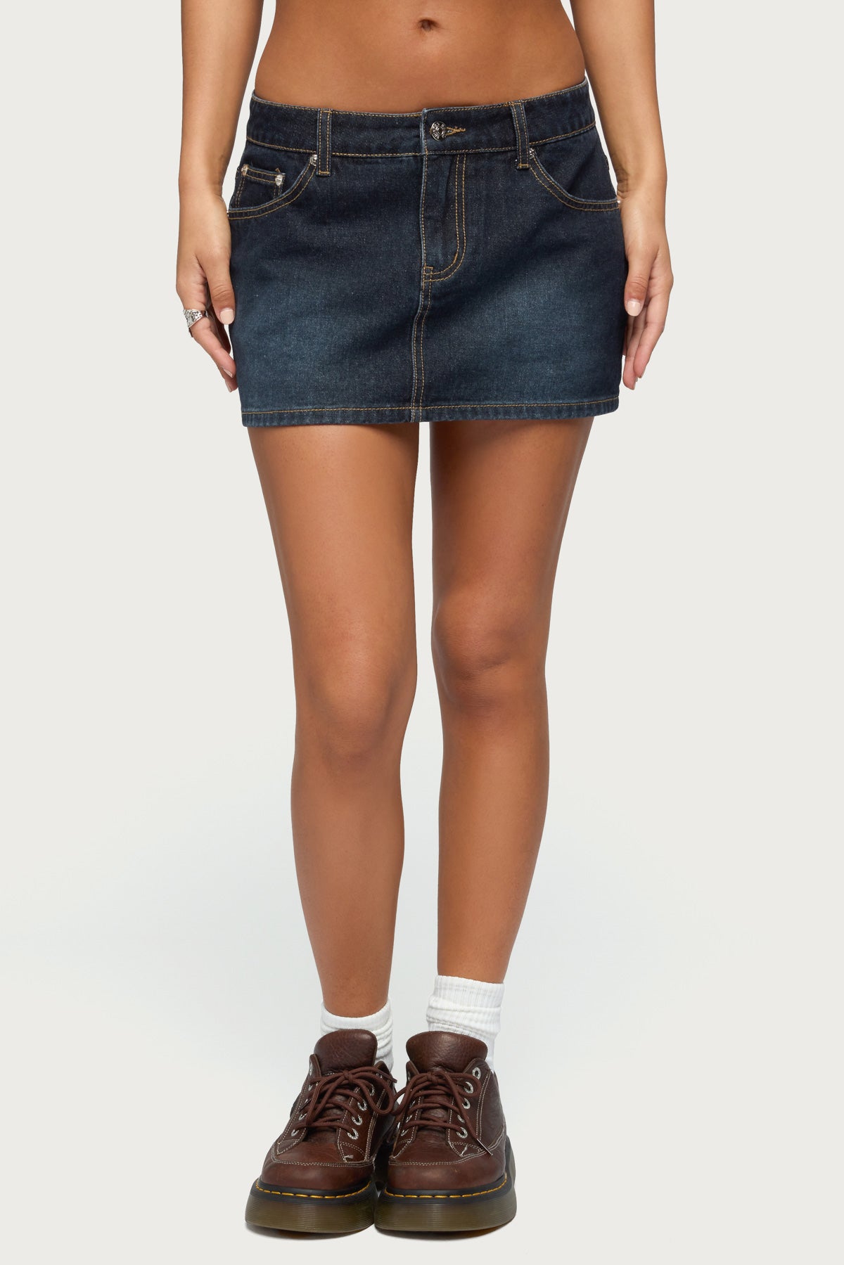 Chiara Denim Micro Skirt