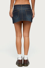 Chiara Denim Micro Skirt