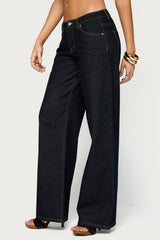 Tall Raelynn Washed Low Rise Baggy Jeans