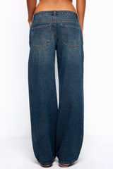 Raelynn Washed Low Rise Baggy Jeans
