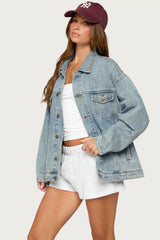 Dalia Oversized Denim Jacket