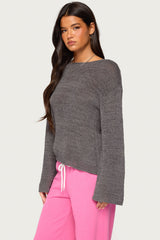 Drop Shoulder Light Knit Sweater