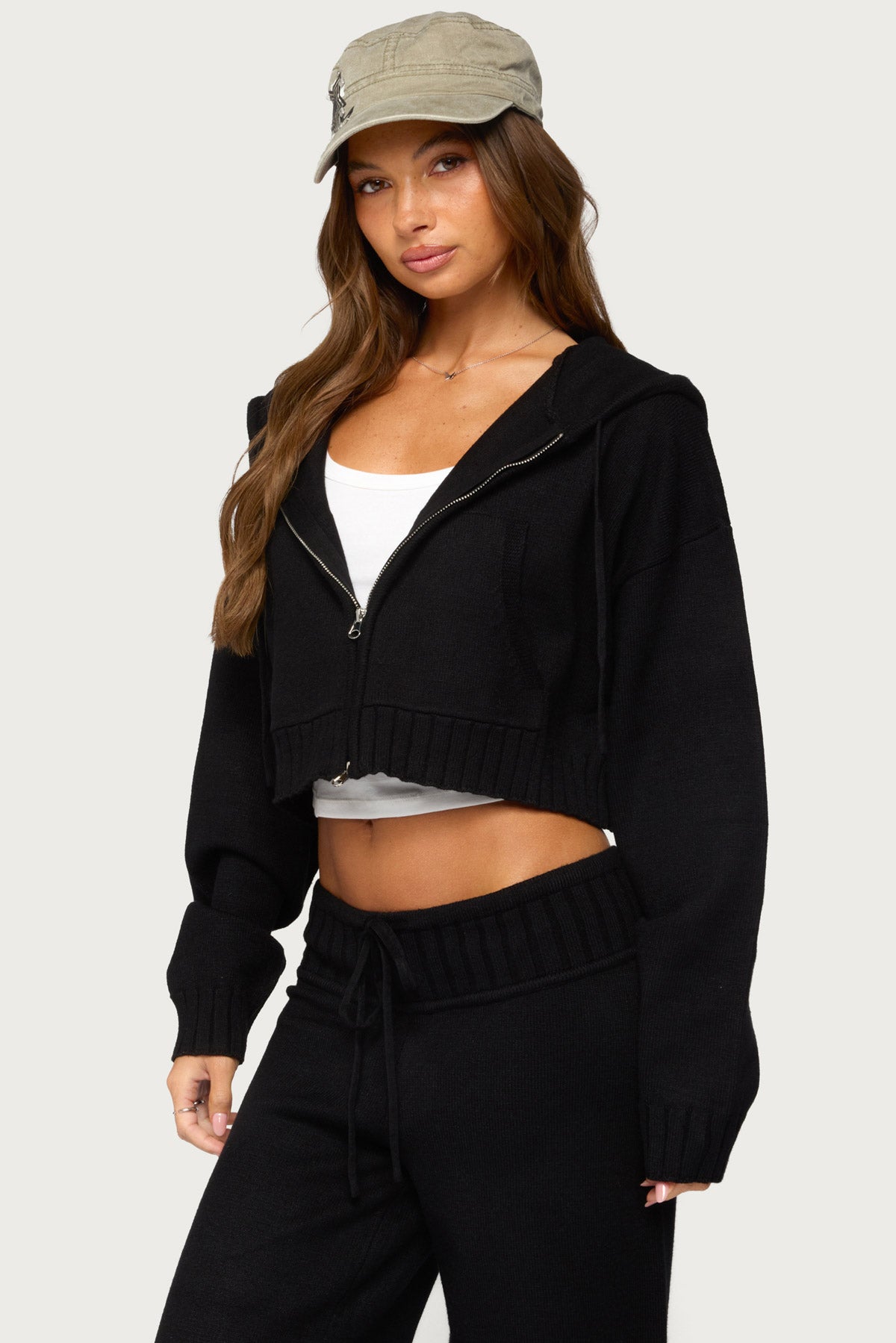 Russell Knit Hooded Cardigan