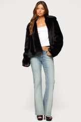 Mob Wife Faux Fur Jacket