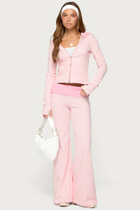 Meggy Striped Foldover Pants