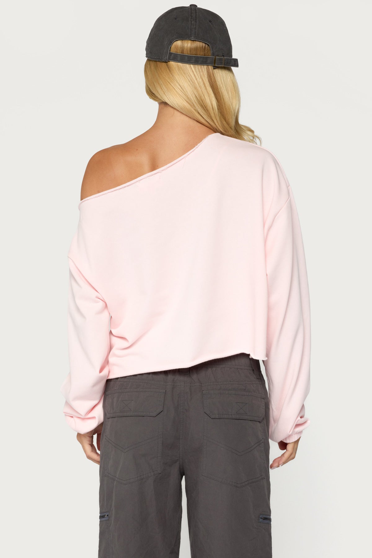 Aveline Off Shoulder Light Sweatshirt