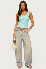 Kella Low Rise Baggy Jeans