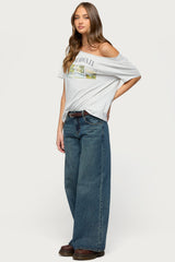 Hawaiian Babe Off Shoulder T Shirt