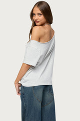 Hawaiian Babe Off Shoulder T Shirt