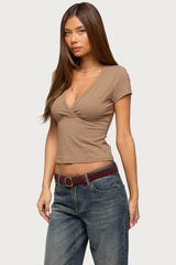 Merinda V Neck T Shirt