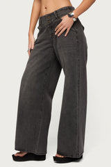 Meredith Low Rise Wide Leg Jeans