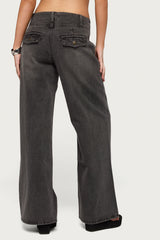 Meredith Low Rise Wide Leg Jeans