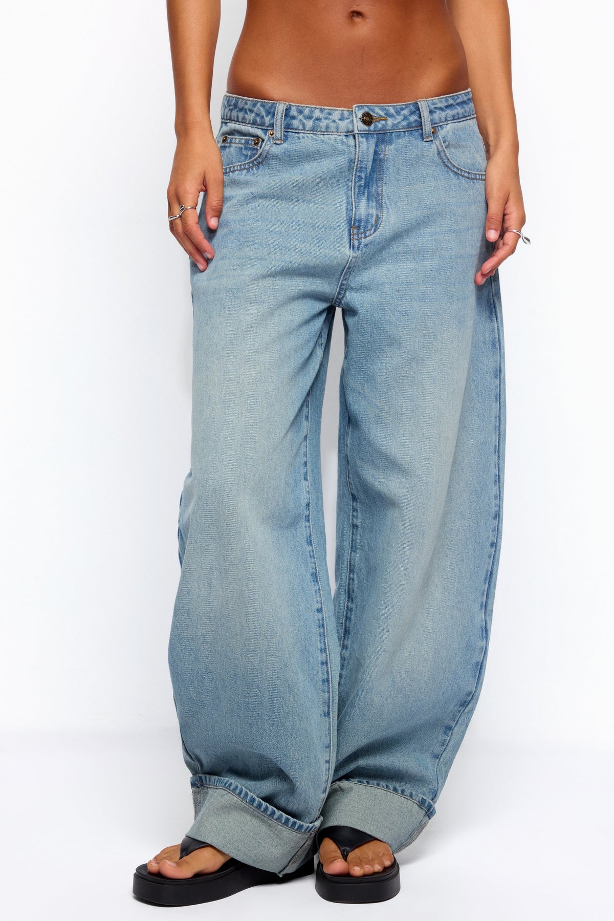 Kella Low Rise Baggy Jeans