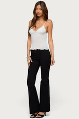 Rhian Lacey Pleated Babydoll Top