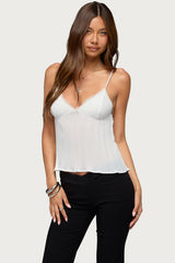 Rhian Lacey Pleated Babydoll Top