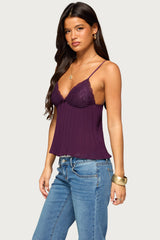 Rhian Lacey Pleated Babydoll Top