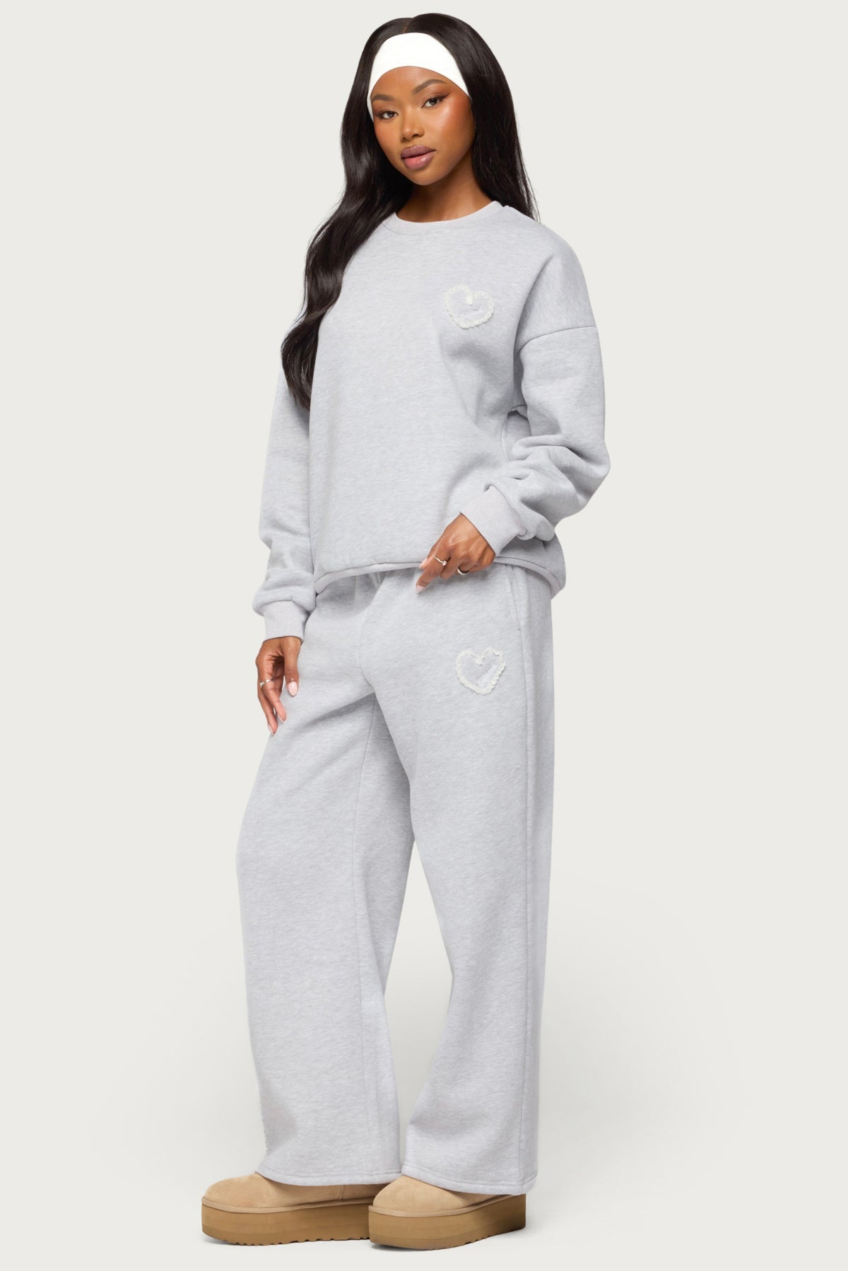 Love Edikted Wide Leg Sweatpants