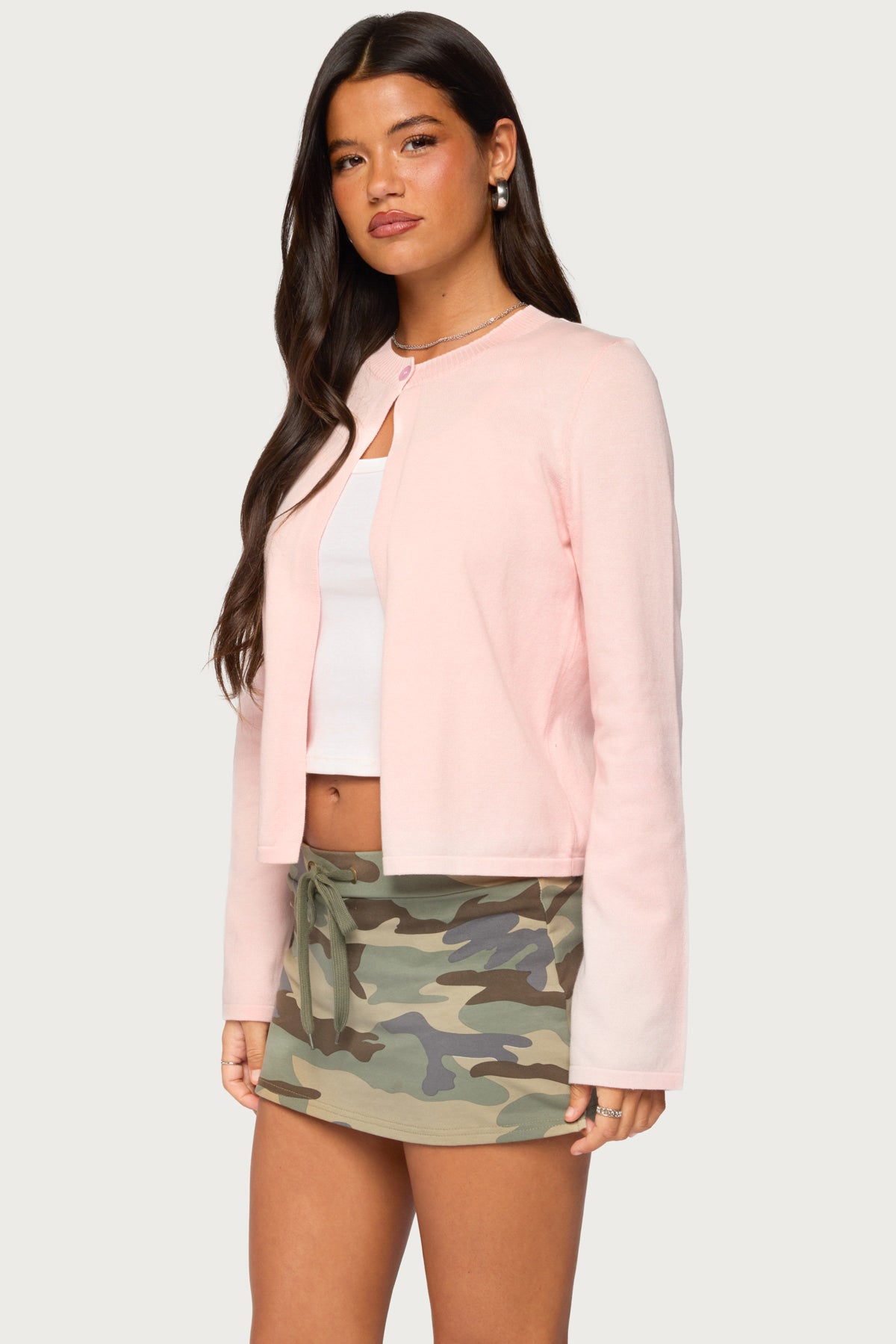Jenie Split Front Knit Cardigan