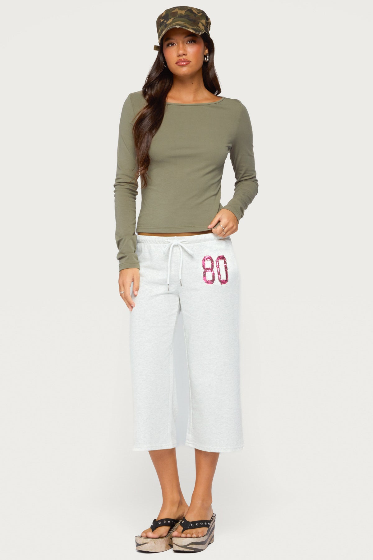 Savi Boat Neck Long Sleeve Top