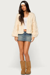Braiden Chunky Cable Knit Cardigan