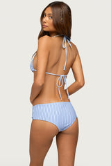 Blonca Striped Boyshort Bikini Bottom