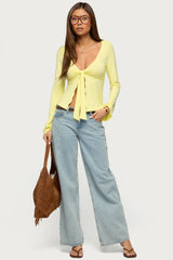 Scarlette Tie Front Top