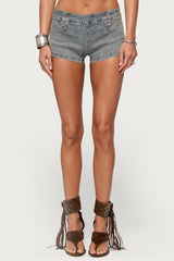 Sashe Stretchy Denim Shorts