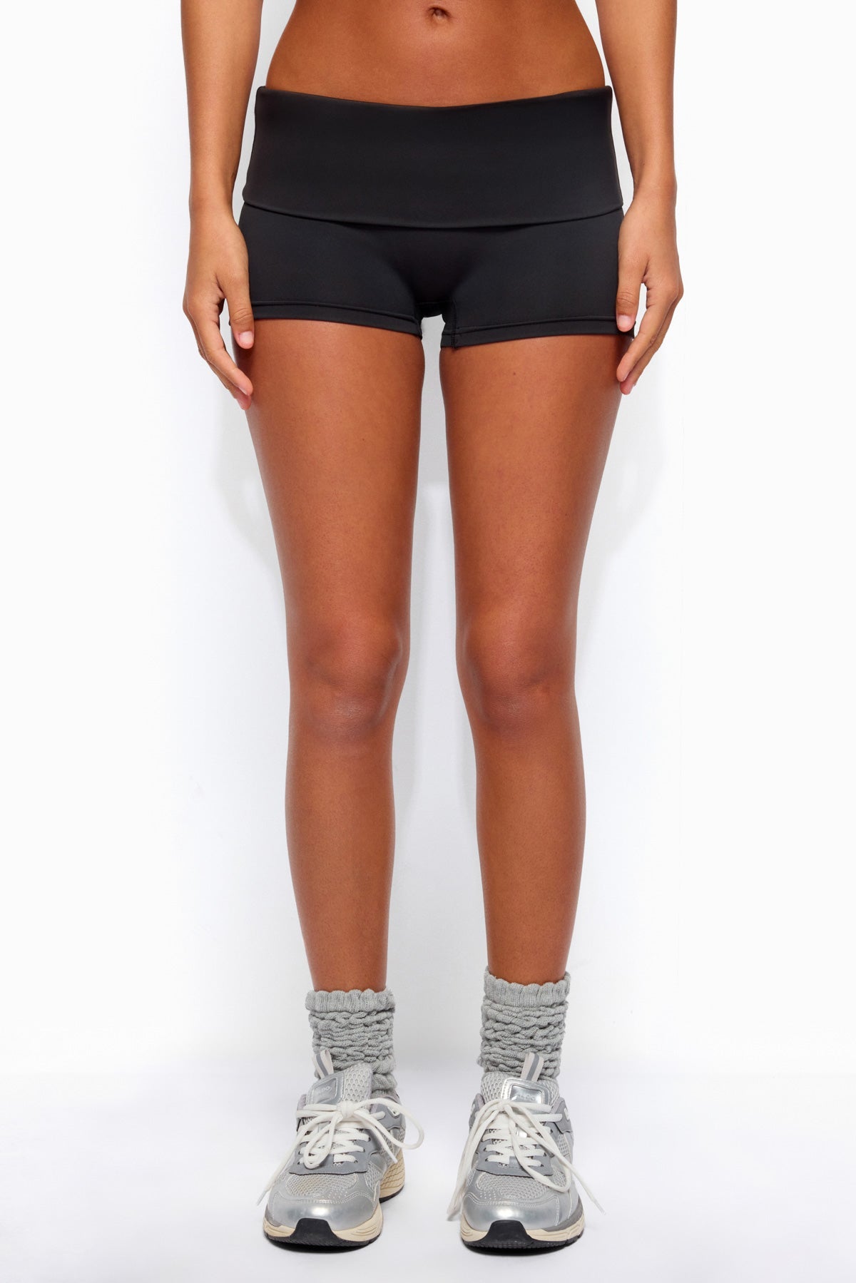 Soraia Foldover Biker Shorts