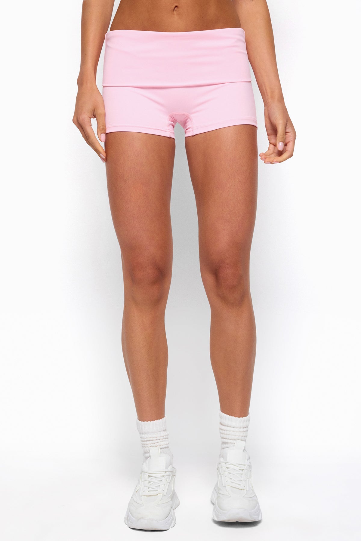 Soraia Foldover Biker Shorts