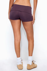 Soraia Foldover Biker Shorts