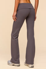 Oriane Foldover Flared Leggings