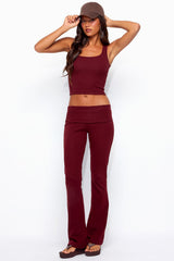 Linda Ribbed Scoop Neck Tank Top